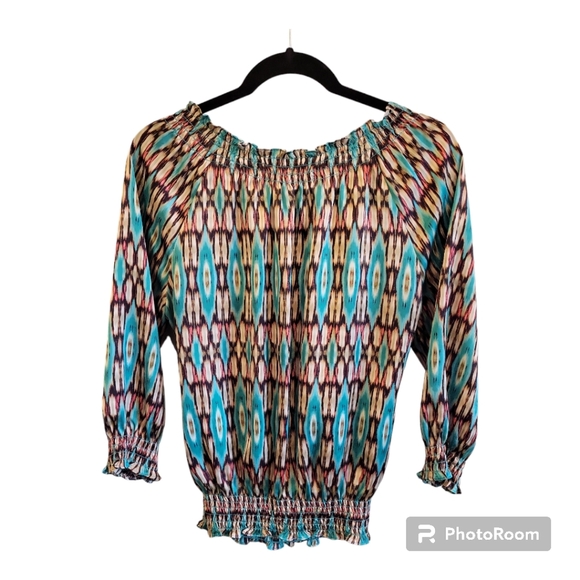 Vintage Jones New York Vibrant Blouse - Picture 3 of 10